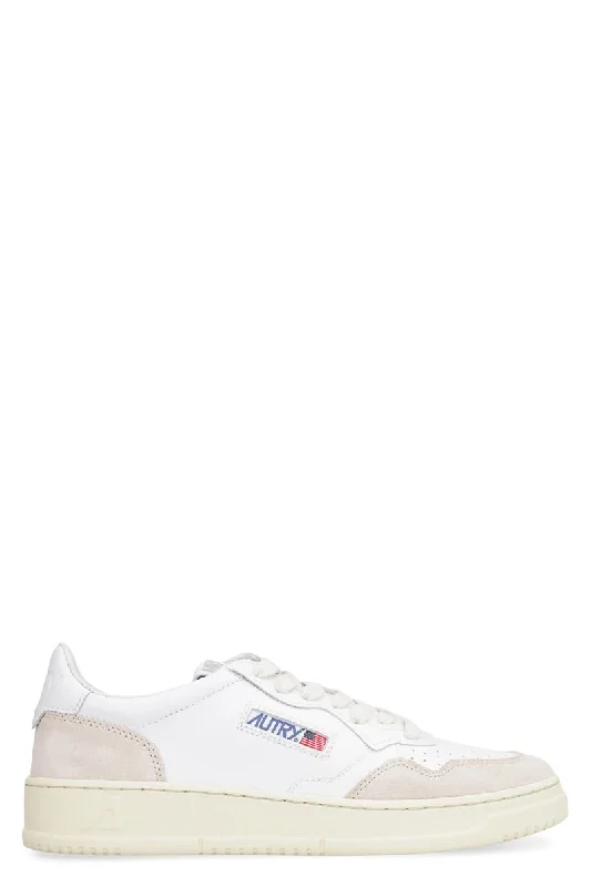 Autry Medalist Leather Low-Top Sneakers