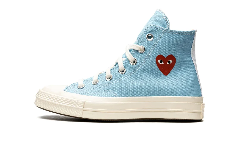 Converse Chuck Taylor All-Star 70s Hi Comme des Garçons Play Blue Quartz