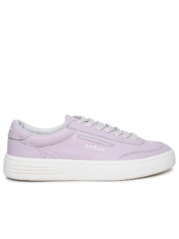 Ghōud 'Lido' Pink Leather Sneakers