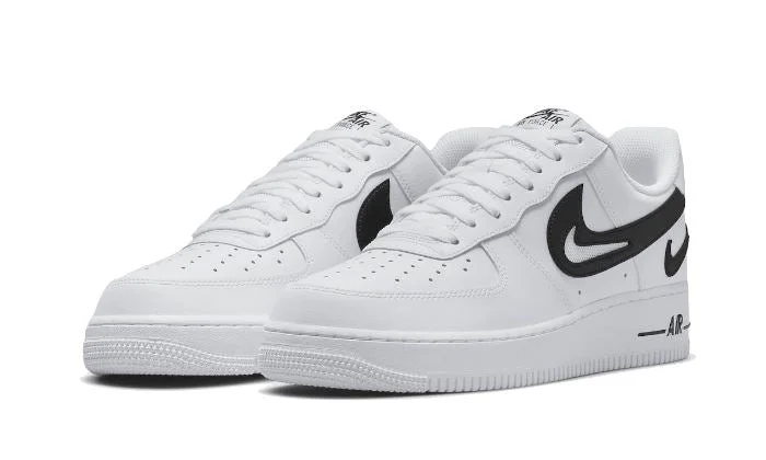 Nike Air Force 1 Low 07 FM Cut Out Swoosh White Black