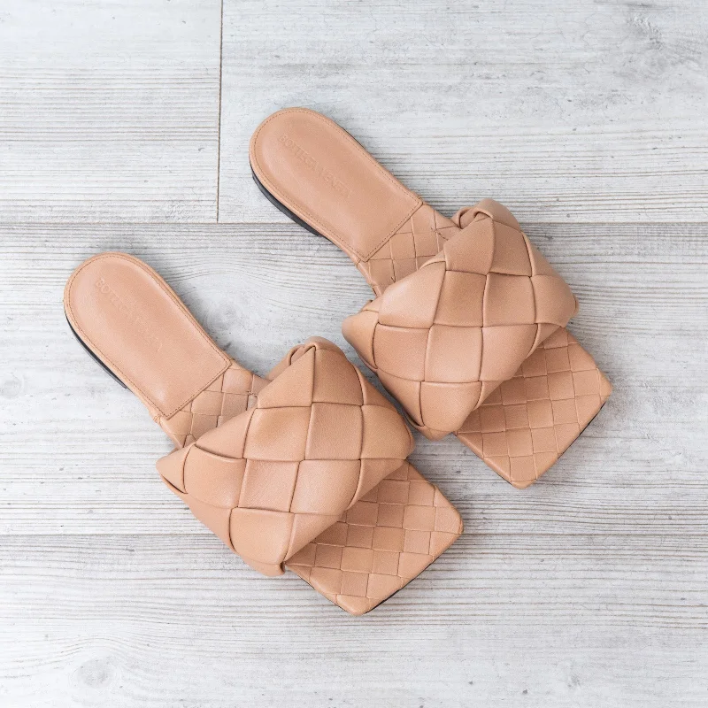 Bottega Veneta Intrecciato Slide Sandals