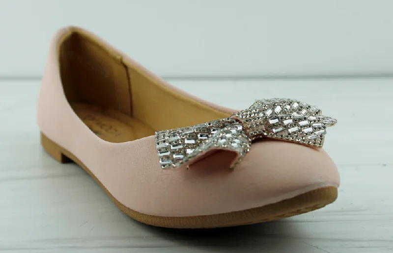 Dothan 36 Women's Rhinestone Bow Almond Toe Flats