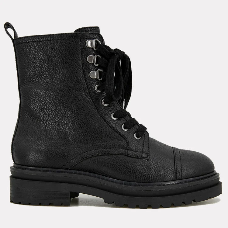 Farah Leather Combat Boot