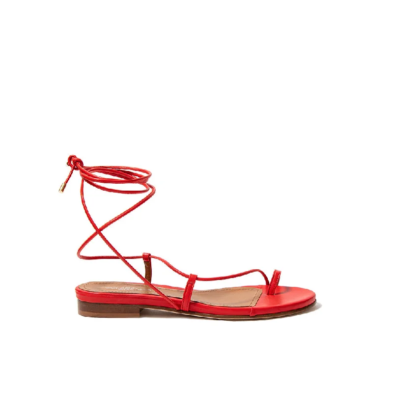 Gladiator Red Nappa Sandal