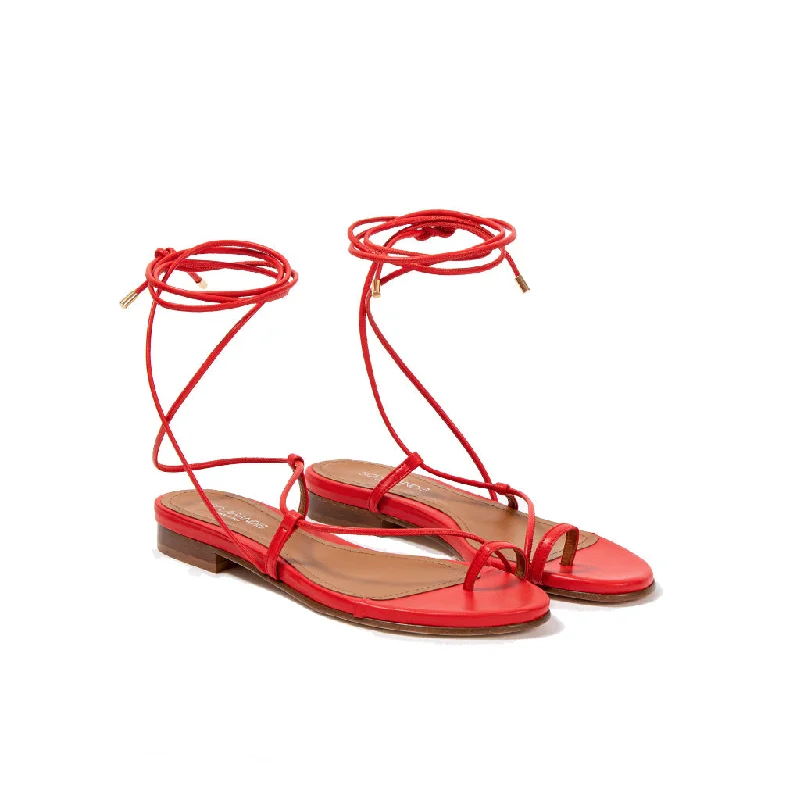 Gladiator Red Nappa Sandal