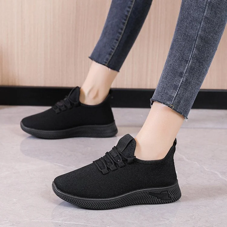 Hotel Kitchen Housework Black Pumps Comfortable Casual Shoes