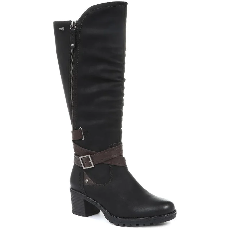 Knee High Boots with Adjustable Calf Fit - CENTR32055 / 318 998