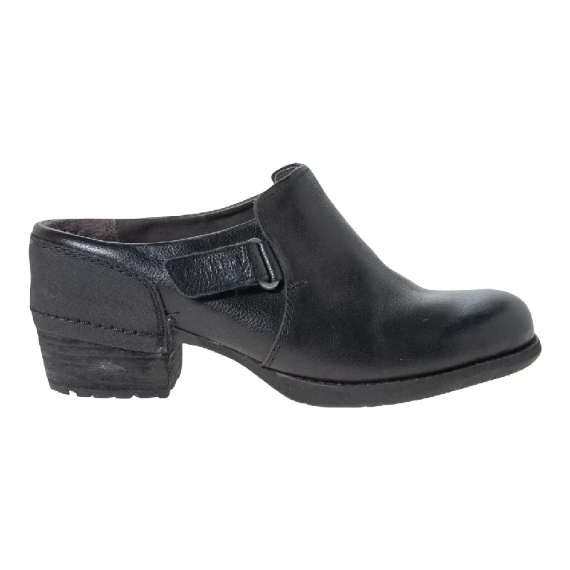 Merrell Leather Heeled Mules - Womens