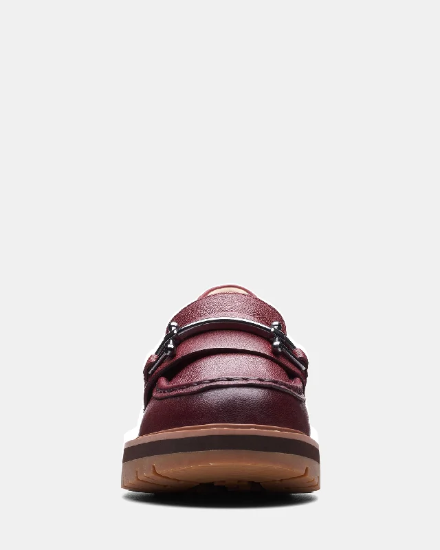 Orianna Bit Burgundy Leather