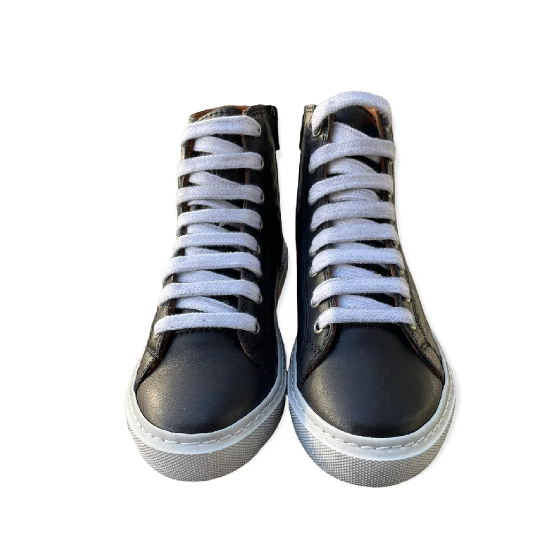 Riley Hi Top Leather Sneaker