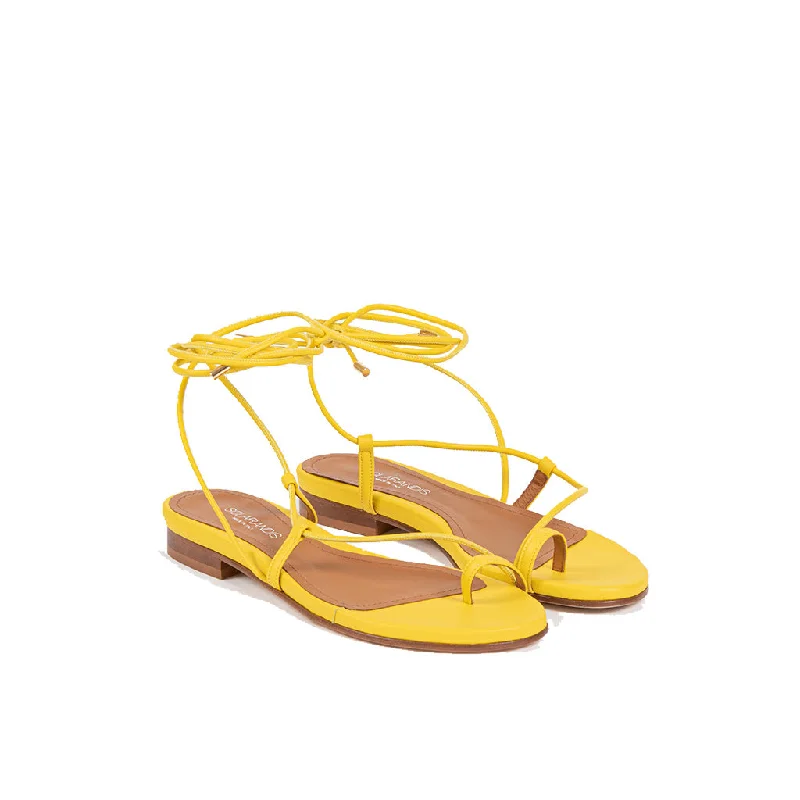 Gladiator Yellow Nappa Sandal