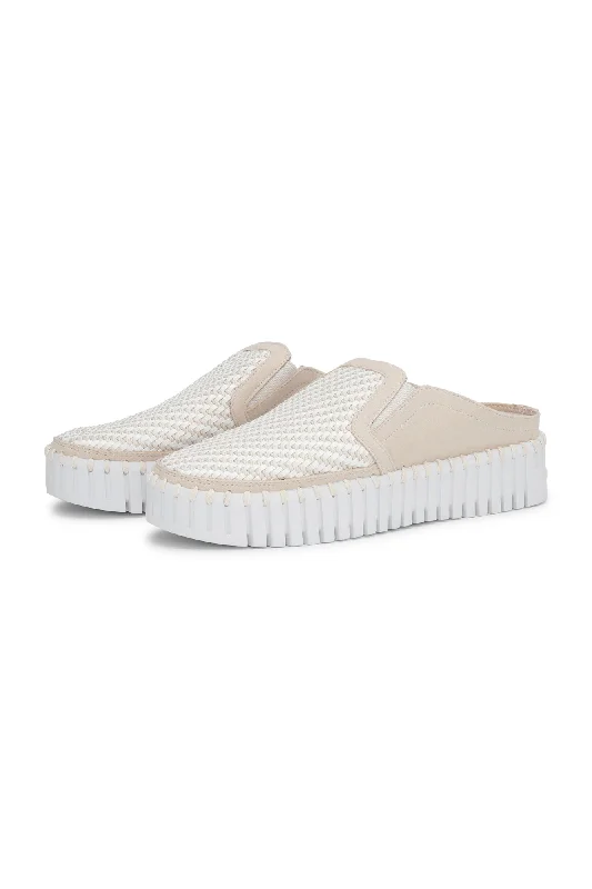 Tulip Slip On Platform Sneaker Open Back Mule