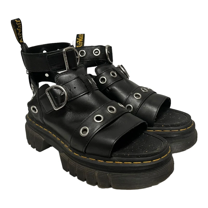 Dr.Martens/Sandals/US 10/Leather/BLK/