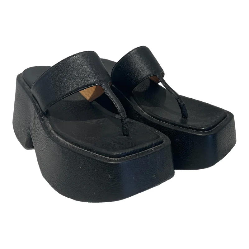 Marsell/Sandals/US 8.5/Leather/BLK/