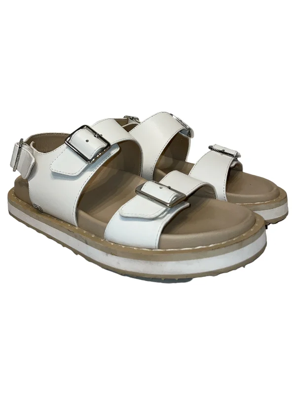 MCM/Sandals/EU 39/Leather/WHT/