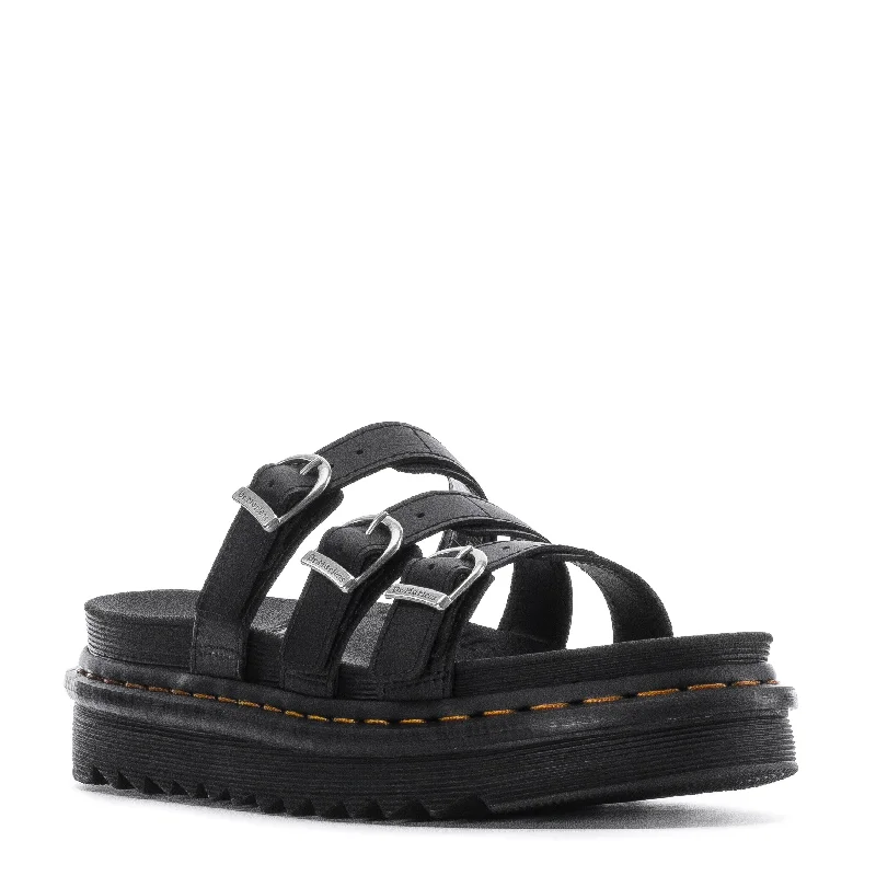 Blaire Leather Slide - Womens