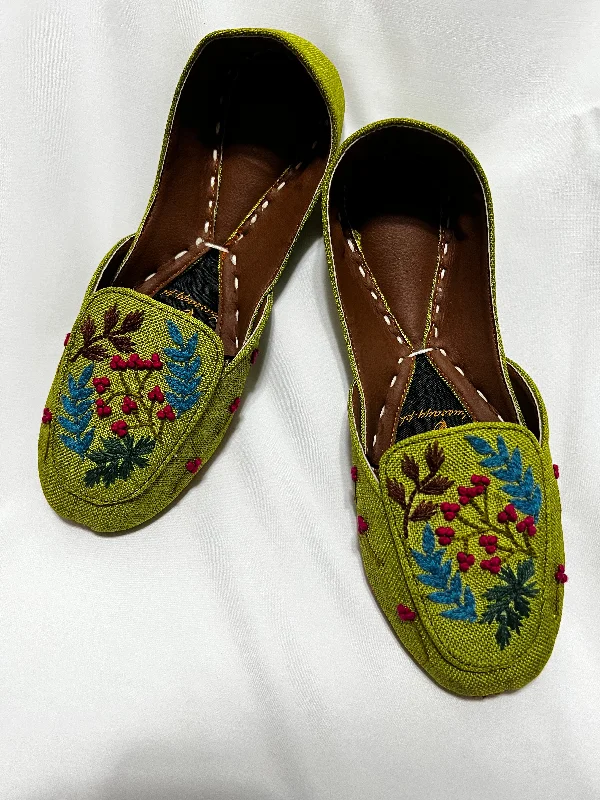 Albine green loafers