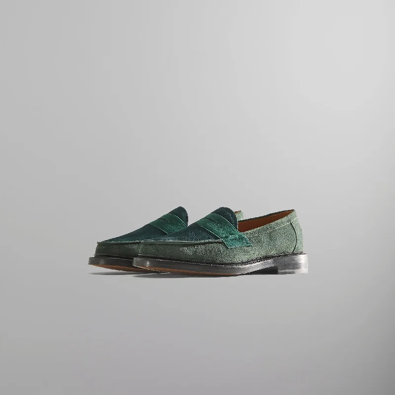 Kith for Blackstock & Weber The Ellis Penny Loafer - Green