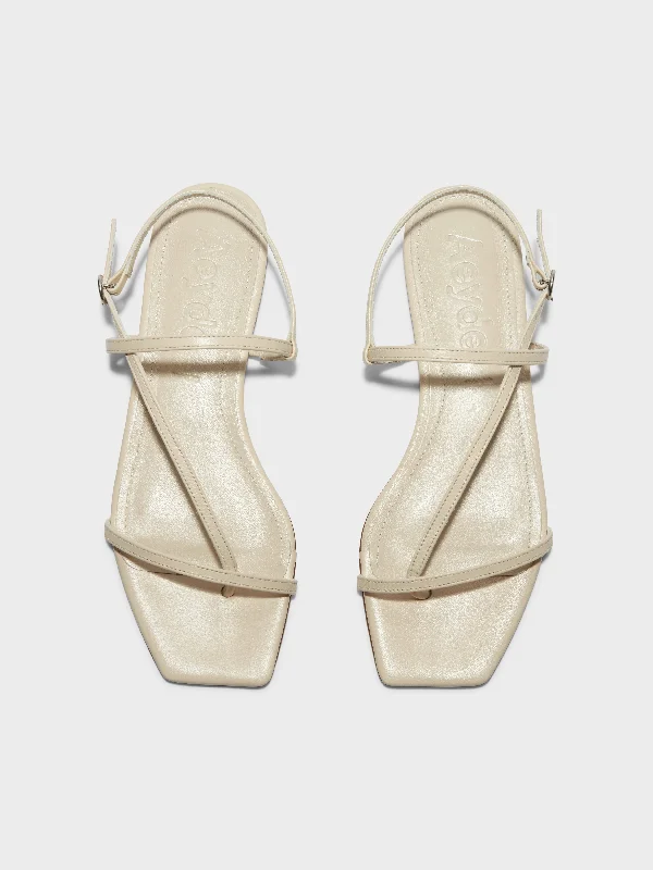 Ella Leather Toe-Post Sandals