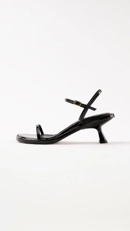 IVONE - Black Patent Leather Sandals