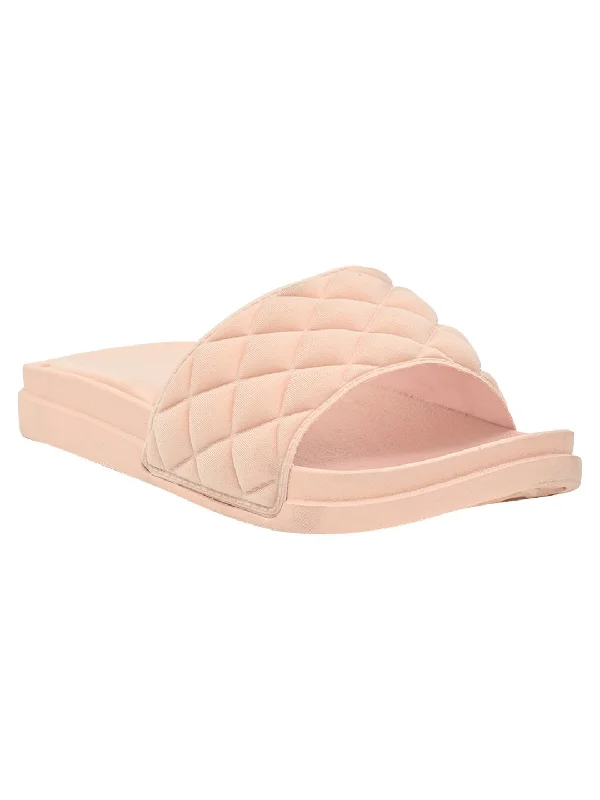 Women Pink Slides