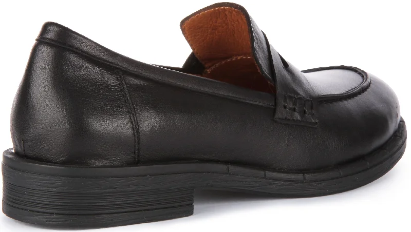 Vida Penny Loafer In Black