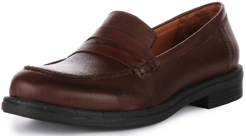 Vida Soft Penny Loafer In Brown