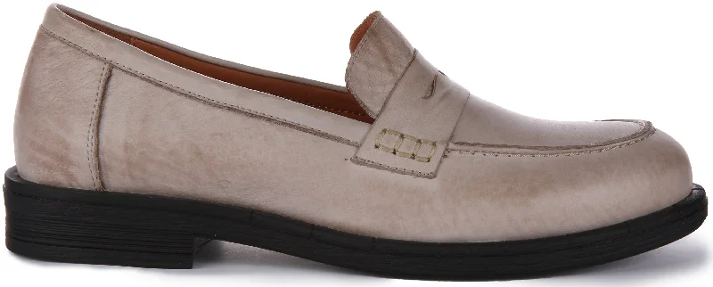 Vida Penny Loafer In Stone