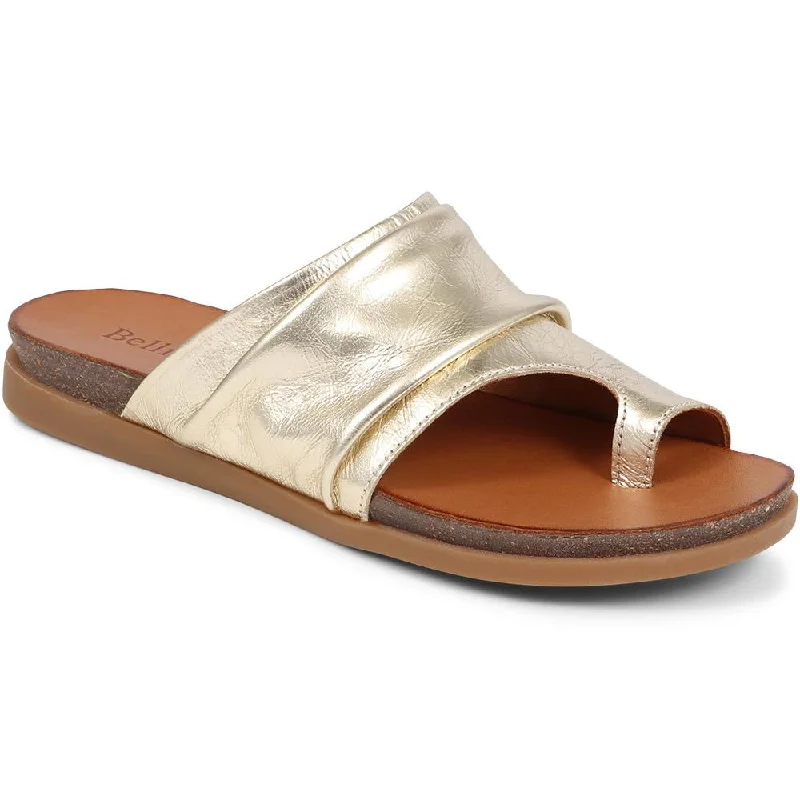 Leather Toe-Post Sandals  - METIN39025 / 325 680