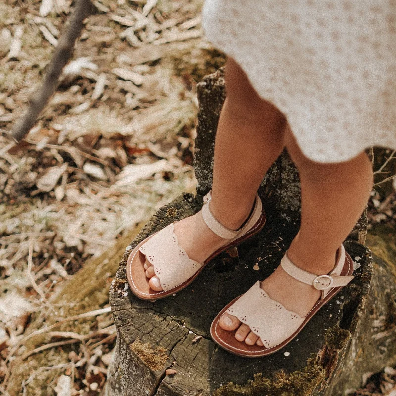 Nude Blush Bella {Children's Leather Sandals}