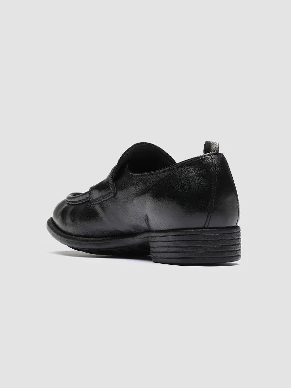 CALIXTE 020 - Black Leather Loafers