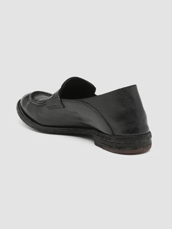 LEXIKON 516 - Black Leather Loafers