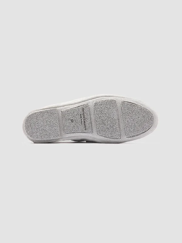 C-SIDE 101 - Gray Suede Loafers