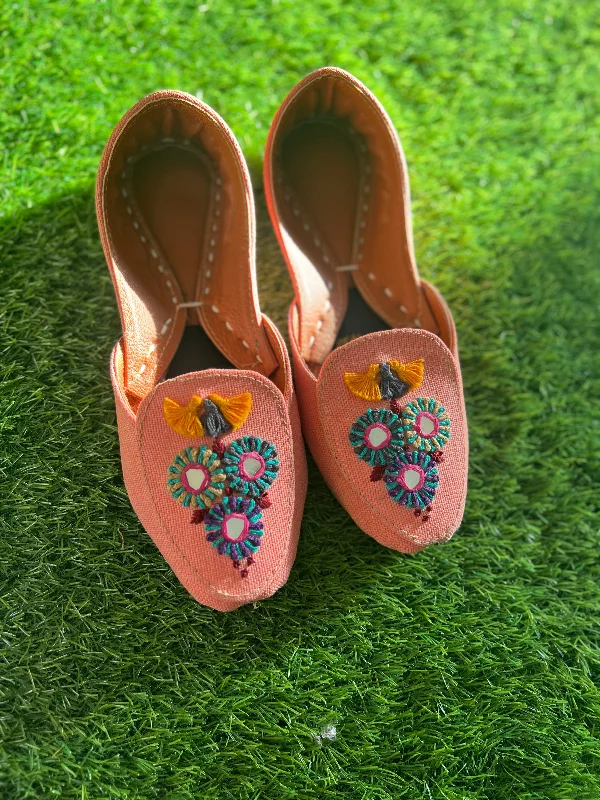 Peach Loafers