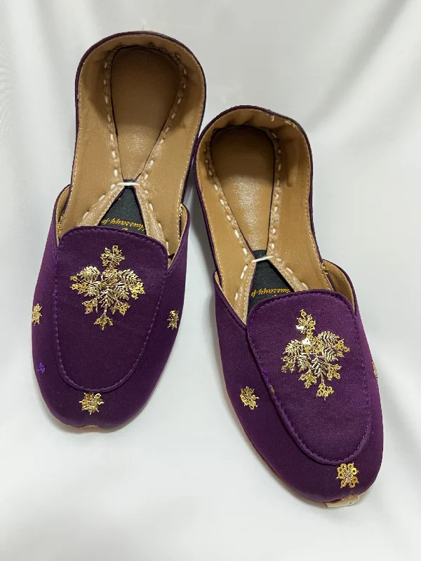 Purple beauty loafers