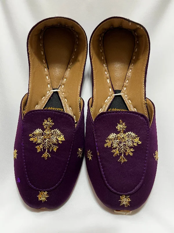 Purple beauty loafers