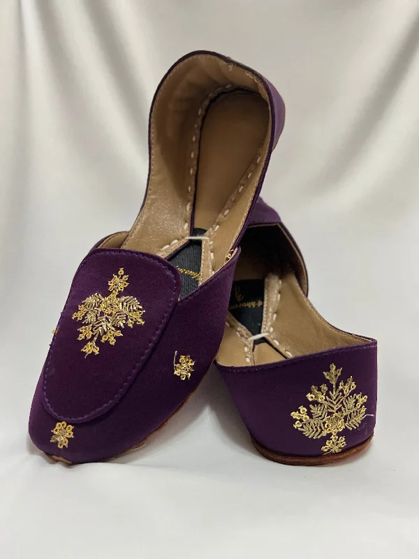 Purple beauty loafers