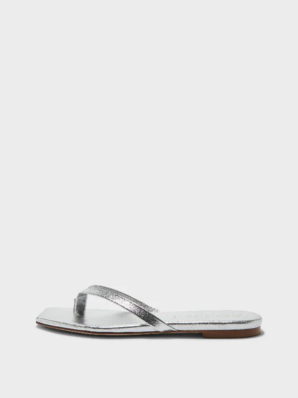 Renee Leather Toe-Post Sandals