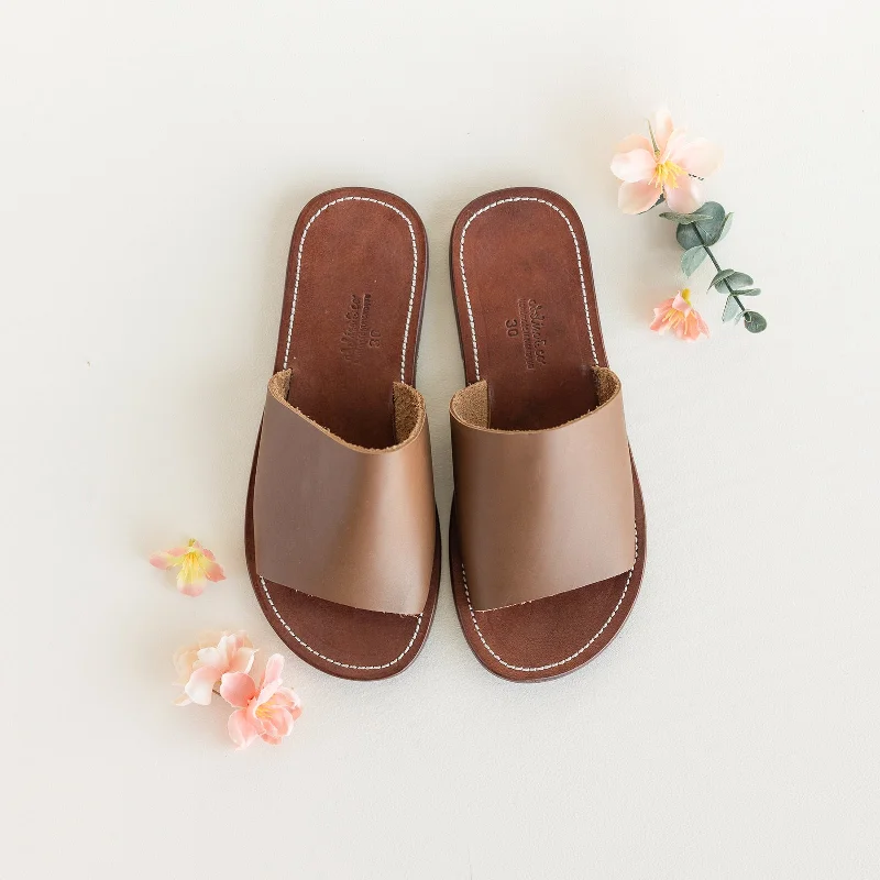 Verano Slide {Children's Leather Sandals}