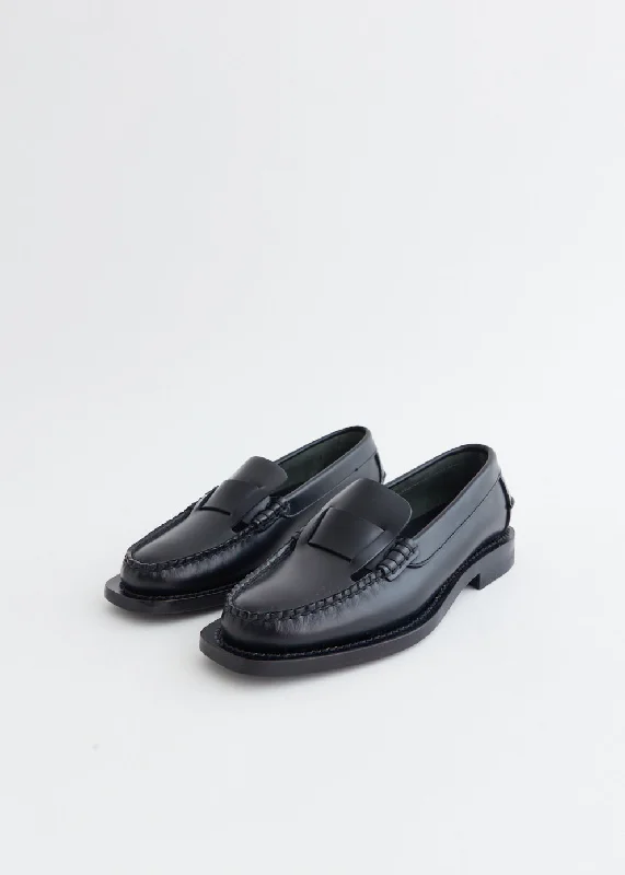 Sineu Interlace Detail Loafers