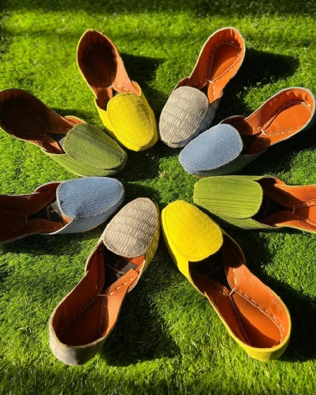 Yellow casual loafers