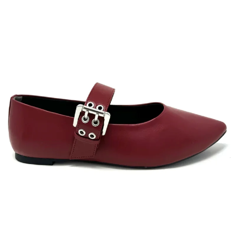 Spinning Around Flat in Red from BC Footwear