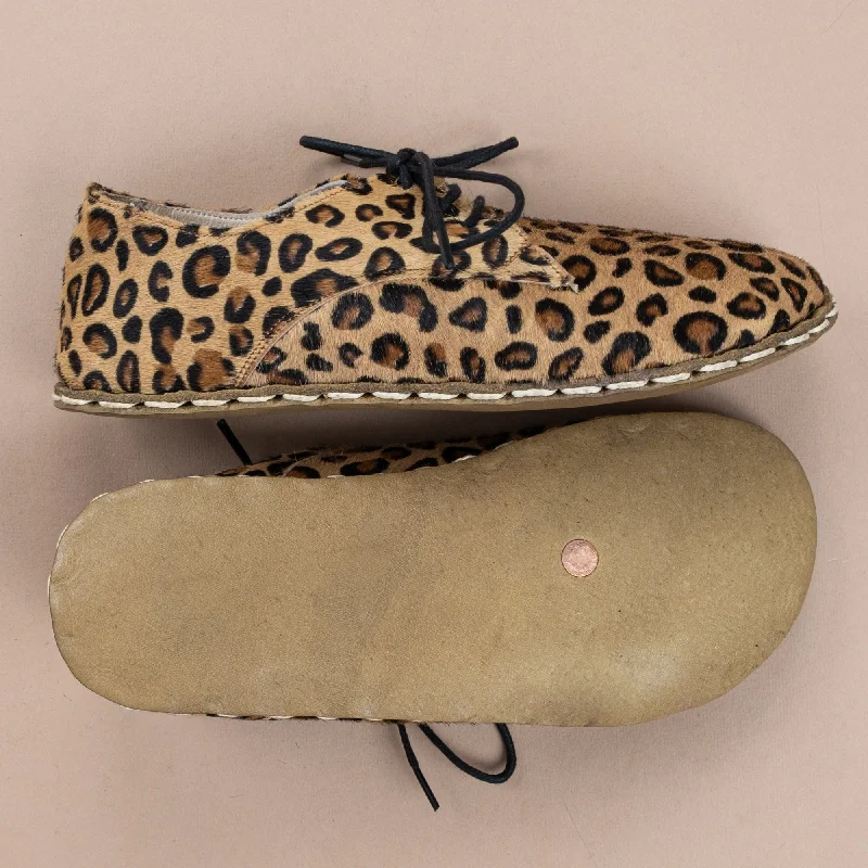 Women's Leopard Oxfords